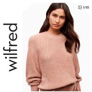 Wilfred pink Sweater, woman’s size L ⭐️Host Pick